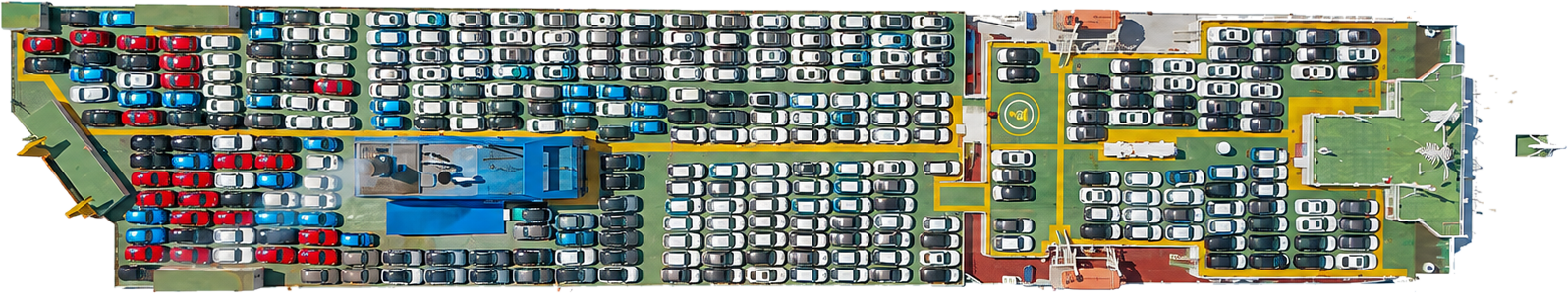 Pure Car and Truck Carrier vessel docked for Ro-Ro operations