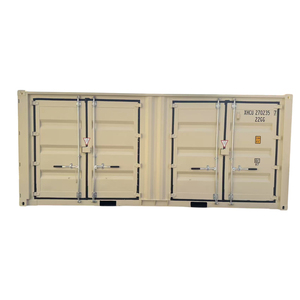 Heavy Equipment Transport Secure Industrial Storage 20ft Side Door Container