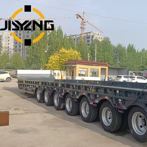 Heavy Duty Mining Equipment Low Loader Trailer 100 Ton Low Bed Semi Trailer