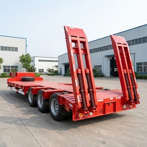 Heavy Duty Multi Axle Lowboy Lowbed Truck Semi Trailer